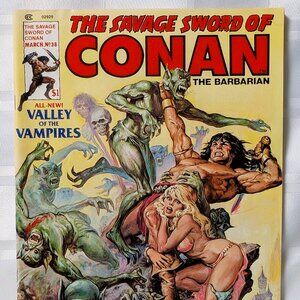 1979 THE SAVAGE SWORD OF CONAN THE BARBARIAN BACK ISSUE MAGAZINE VINTAGE #38